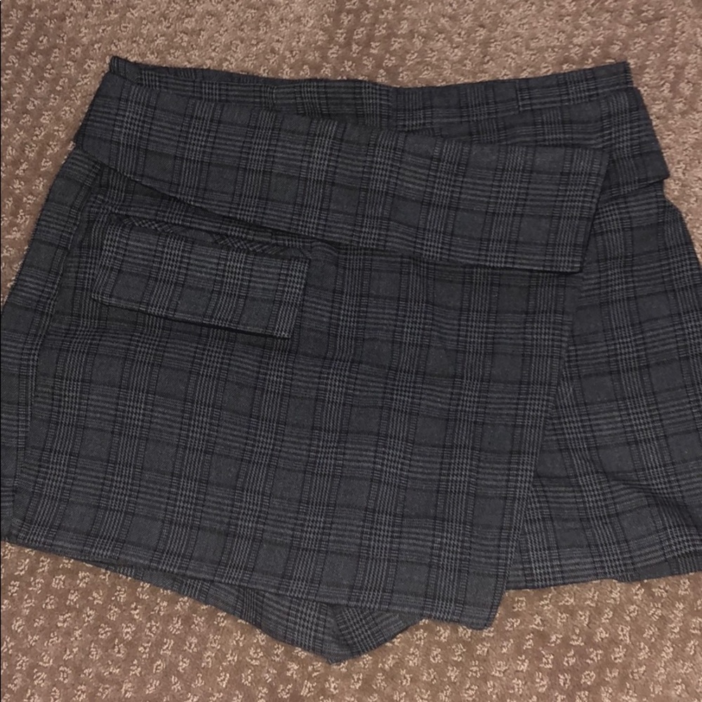 Plaid Skort